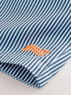 Next Stripe Swim Shorts (3-16yrs) Blue/White Online