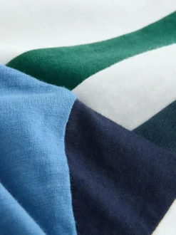 Next Long Sleeve Colourblock T-Shirts 3 Pack (3-16yrs) Blue/White/Green Discount