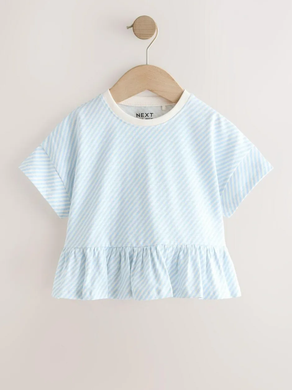 Next Blue/Yellow T-Shirts 4 Pack (3mths-7yrs) New