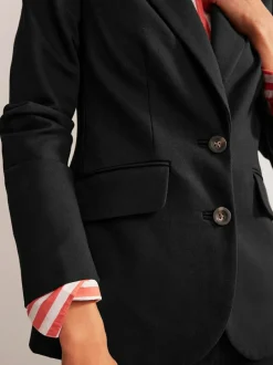 Boden The Marylebone Ponte Blazer Black Hot