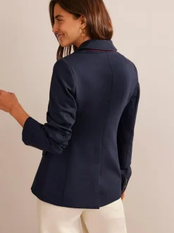 Boden The Marylebone Ponte Blazer Blue Best