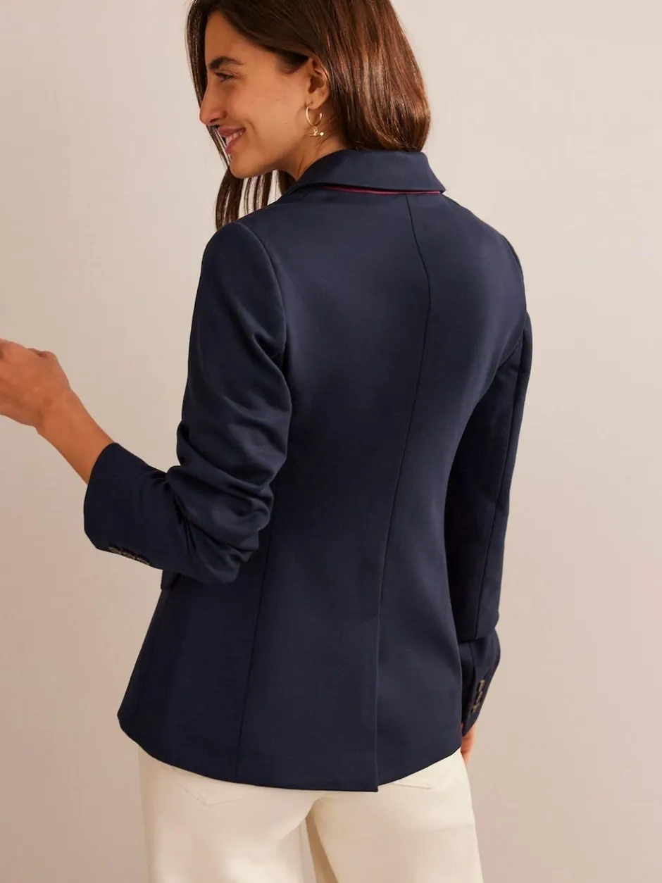 Boden The Marylebone Ponte Blazer Blue Best