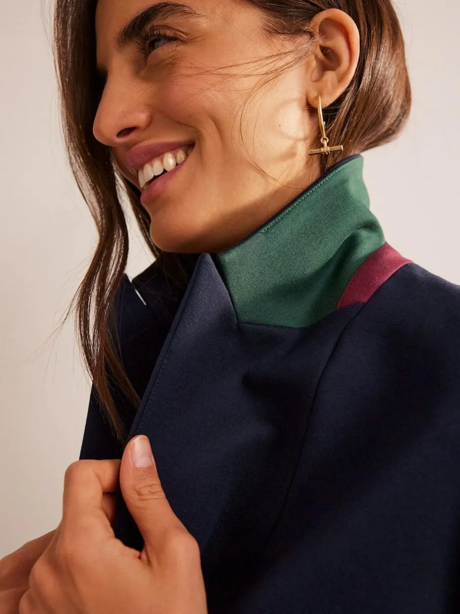 Boden The Marylebone Ponte Blazer Blue Best