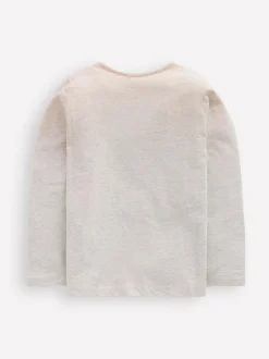 Boden Cream Long Sleeve Riso T-Shirt Discount