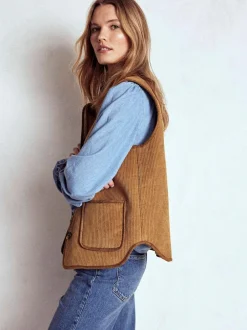 Boden Clerkenwell Reversible Gilet Natural Discount