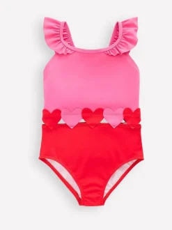 Boden Red Hallie Frill Strap Swimsuit Outlet