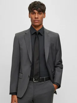 BOSS Erman Leather Belt Black Online