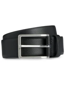 BOSS Erman Leather Belt Black Online