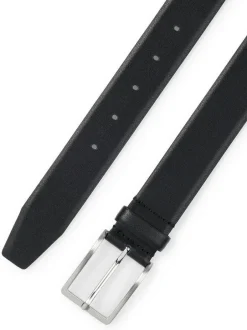 BOSS Erman Leather Belt Black Online