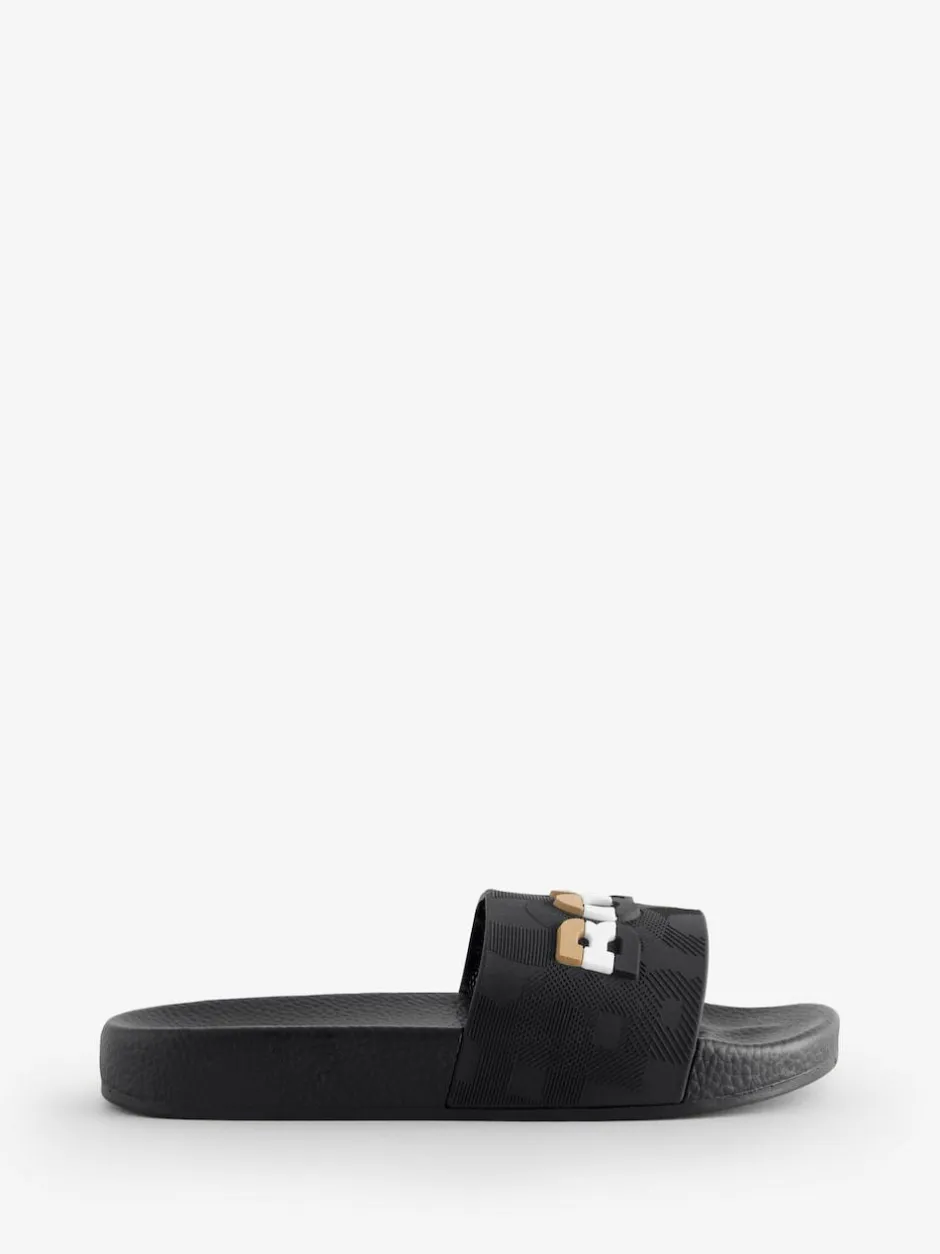 BOSS Black Logo Sliders With Touch Fastening Hot