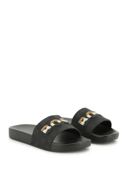 BOSS Black Logo Sliders With Touch Fastening Hot