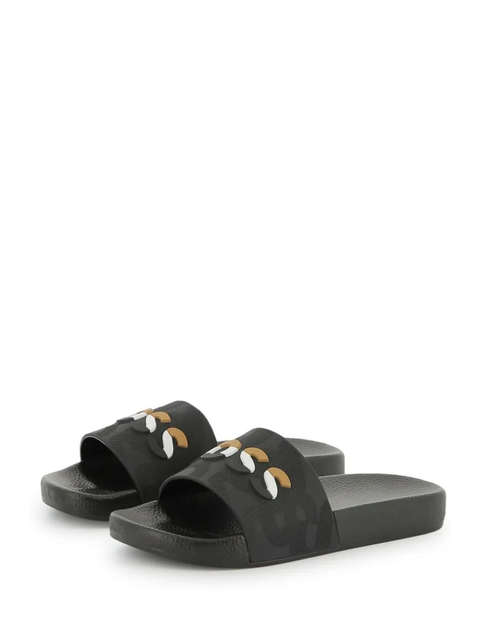 BOSS Black Logo Sliders With Touch Fastening Hot