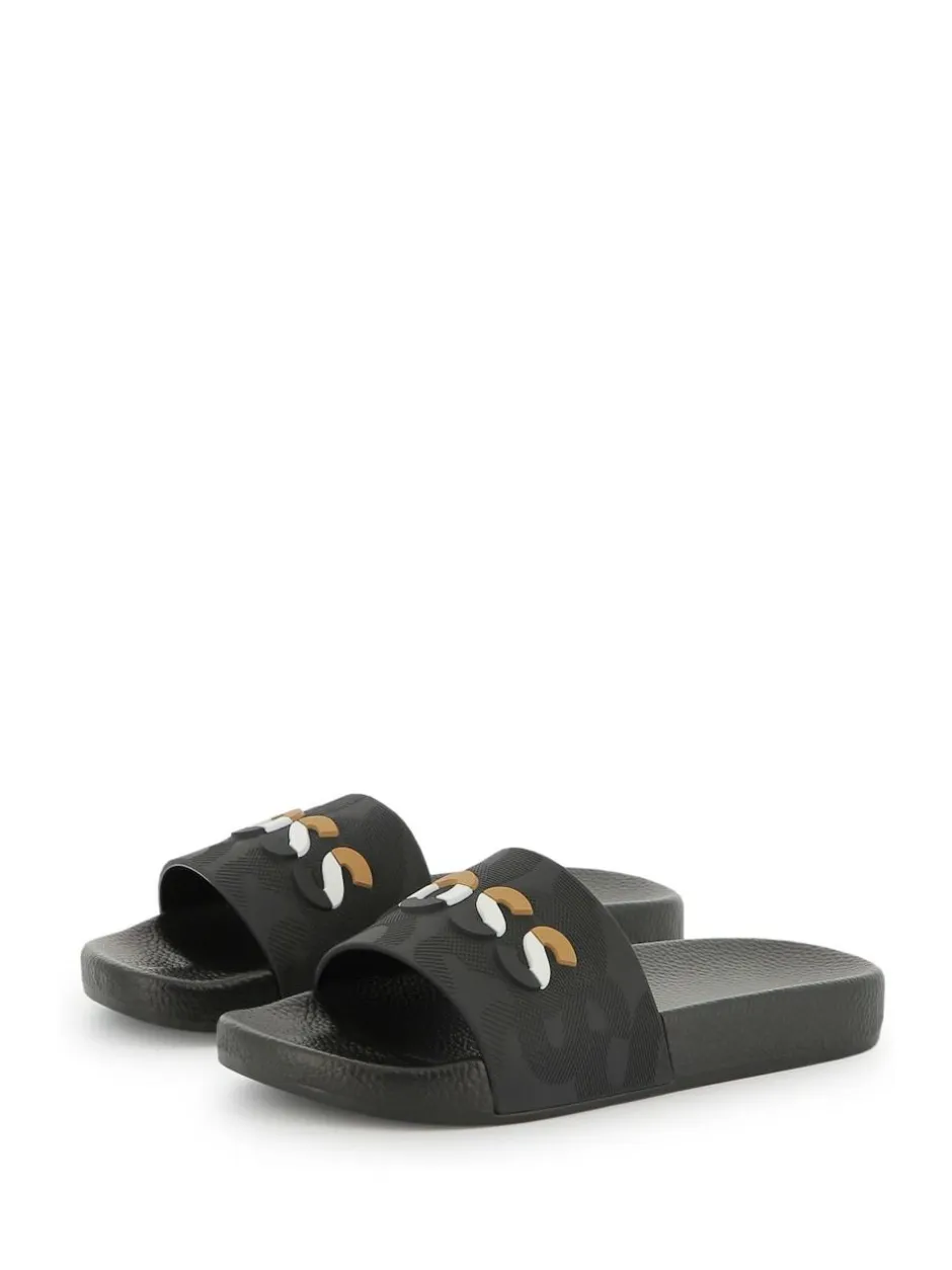 BOSS Black Logo Sliders With Touch Fastening Hot