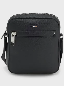 BOSS Black Ray Logo Zip Bag Online