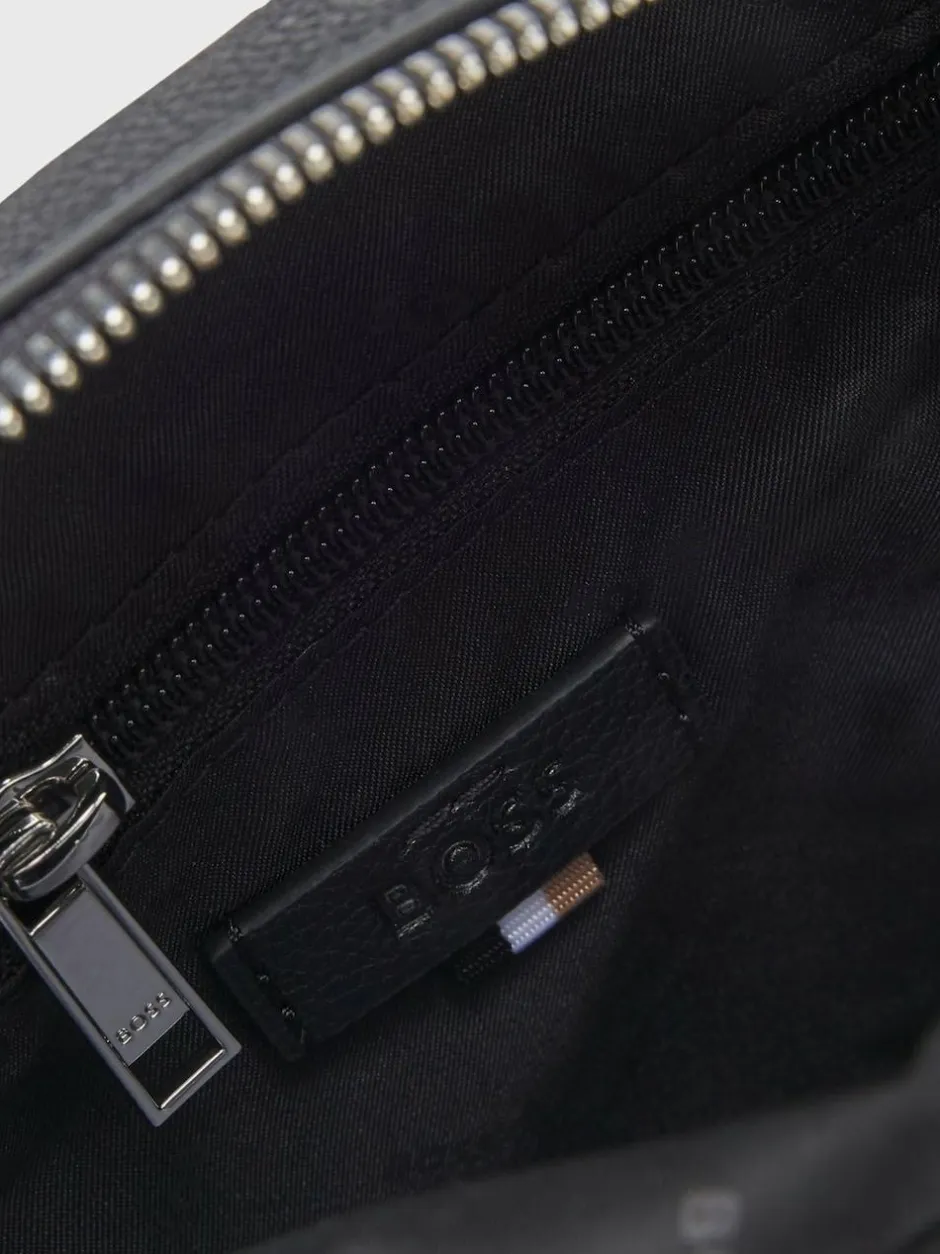 BOSS Black Ray Logo Zip Bag Online
