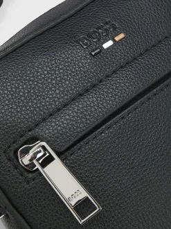 BOSS Black Ray Logo Zip Bag Online