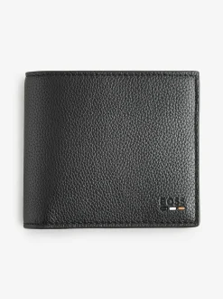 BOSS Black Signature Logo Ray Billfold Wallet Discount
