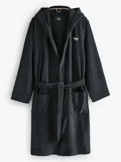 BOSS Black Terry Logo Robe Sale