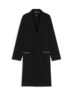 BOSS Towelling Robe Black Clearance