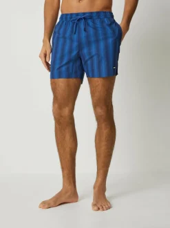 BOSS Flounder Stripe Swim Shorts Blue Sale