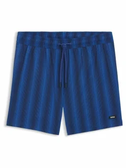 BOSS Flounder Stripe Swim Shorts Blue Sale