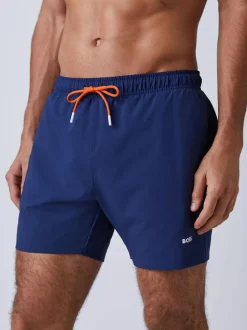 BOSS Blue Tio Logo Swim Shorts Hot