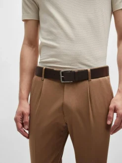 BOSS Joris Leather Belt Brown Discount