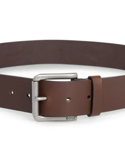 BOSS Joris Leather Belt Brown Discount