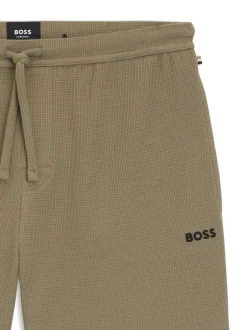 BOSS Brown Waffle Shorts Sale