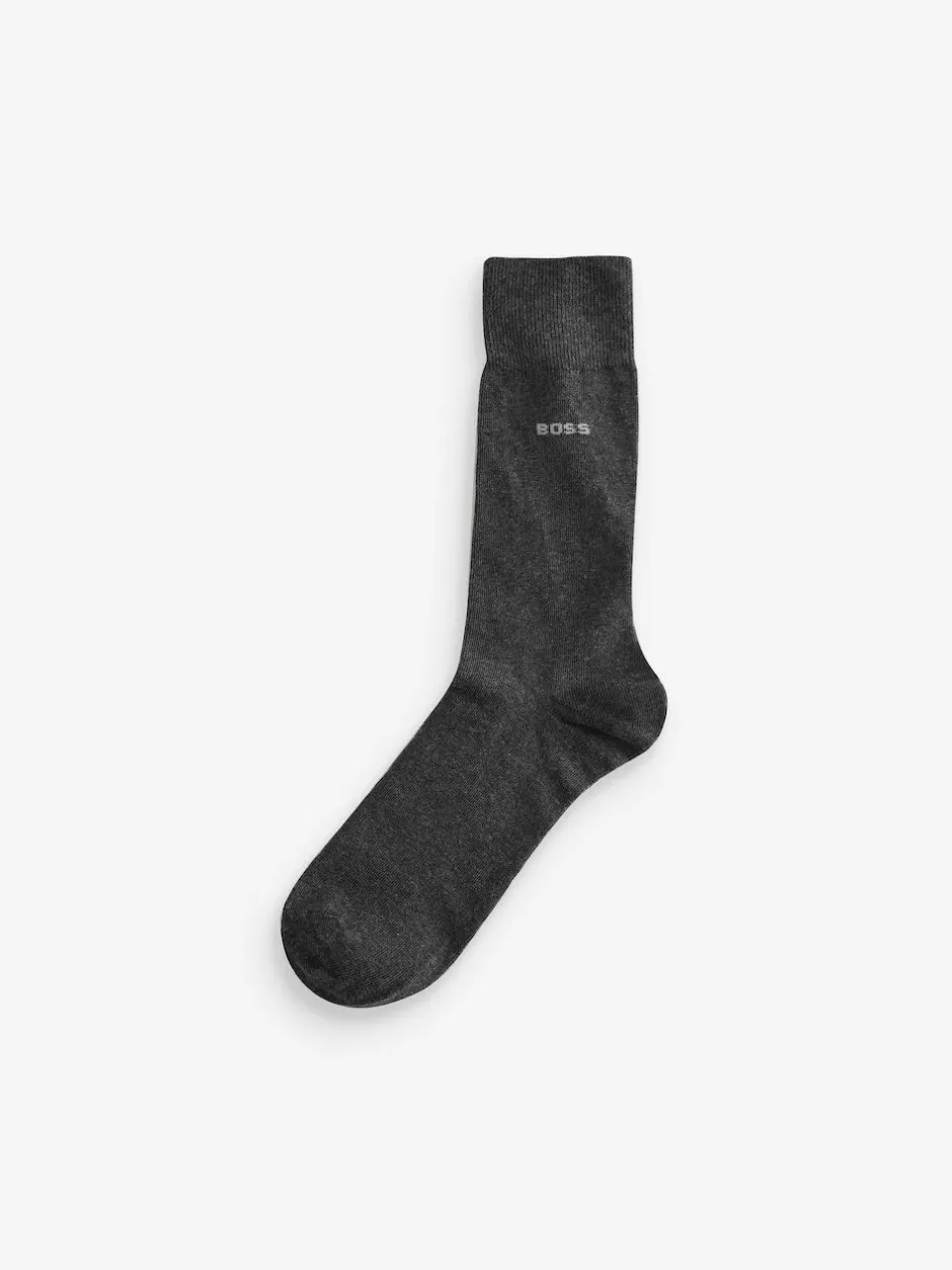 BOSS Logo Socks 3 pack Nude Sale