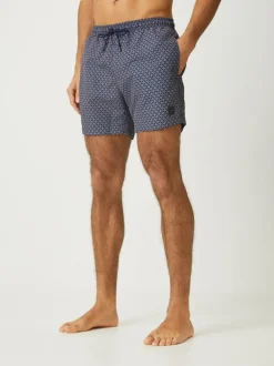 BOSS Vibe Printed Swim T-shirt Orange Hot