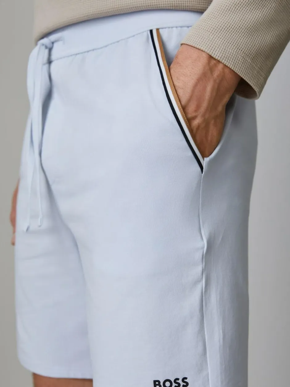BOSS Purple Unique Logo Shorts Discount