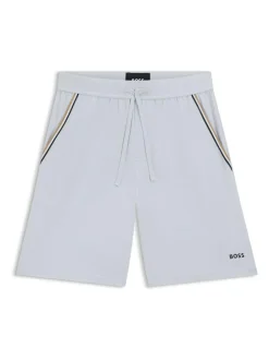 BOSS Purple Unique Logo Shorts Discount