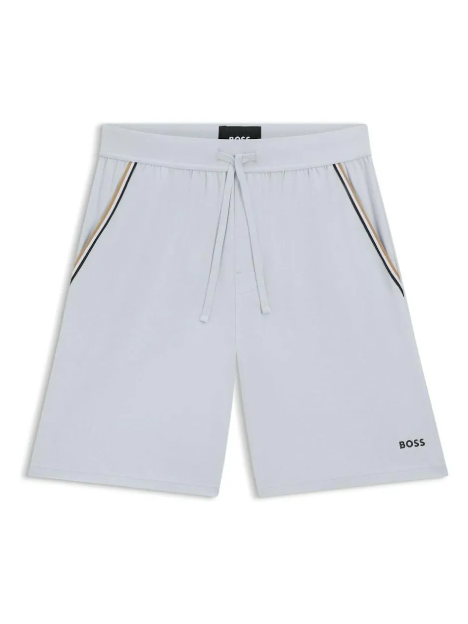 BOSS Purple Unique Logo Shorts Discount