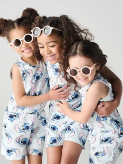Brand Threads Blue 100% Cotton Stitch Playsuit Outlet