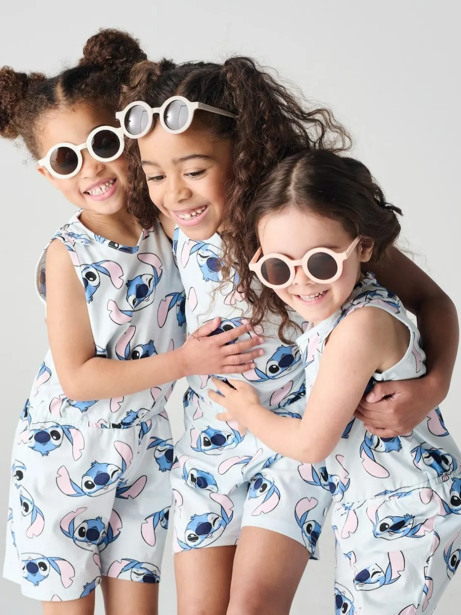 Brand Threads Blue 100% Cotton Stitch Playsuit Outlet
