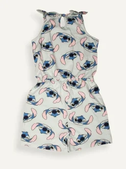 Brand Threads Blue 100% Cotton Stitch Playsuit Outlet