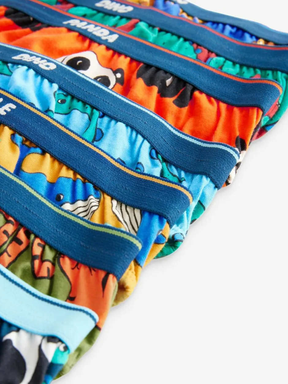 Next Cotton Briefs 7 Pack (1.5-10yrs) Bright Animals Discount