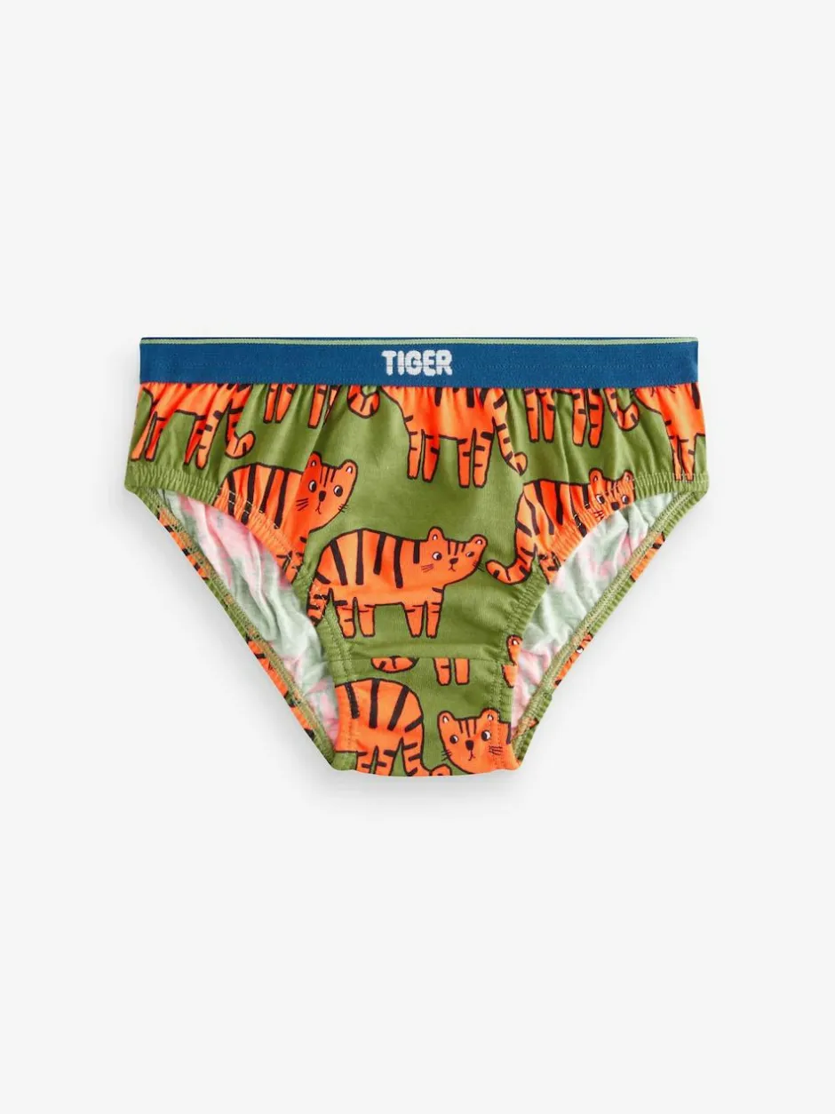 Next Cotton Briefs 7 Pack (1.5-10yrs) Bright Animals Discount