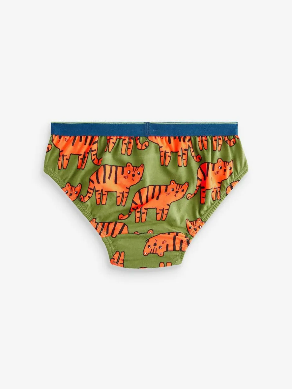 Next Cotton Briefs 7 Pack (1.5-10yrs) Bright Animals Discount