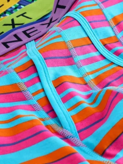 Next Bright Blue/Orange Spot 10 pack A-Front Boxers Sale