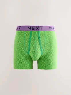 Next Bright Blue/Orange Spot 10 pack A-Front Boxers Sale