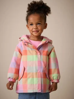 Next Bright Check Waterproof Printed Jacket (6mths-7yrs) Sale