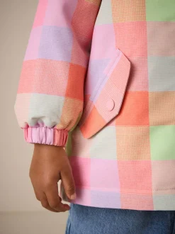 Next Bright Check Waterproof Printed Jacket (6mths-7yrs) Sale