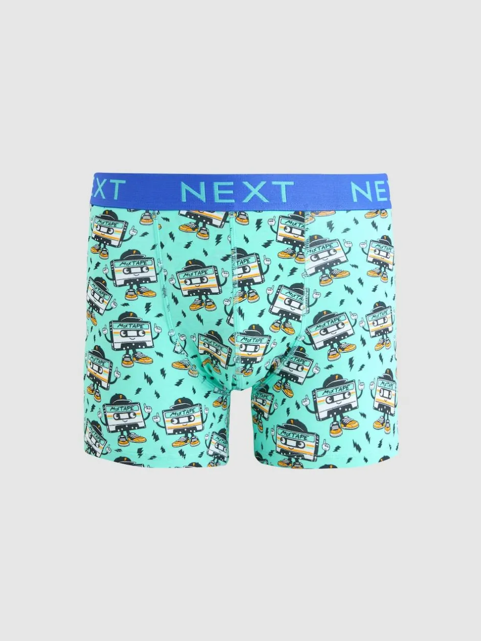 Next 8 pack Trunk Boxers Bright Disco Character Clearance
