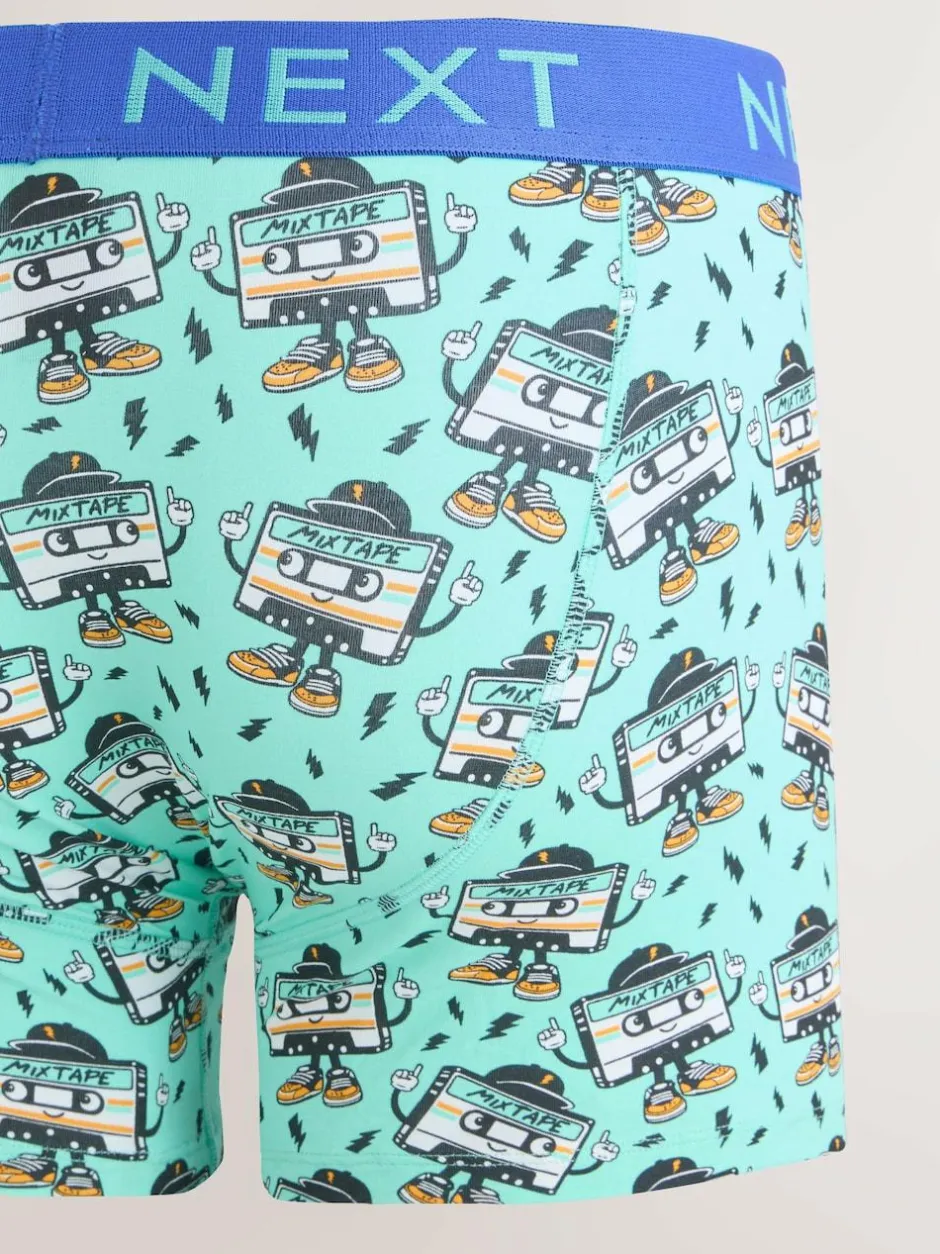 Next 8 pack Trunk Boxers Bright Disco Character Clearance