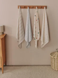 Next Bright Farm Baby Muslin Cloths 4 Pack Online