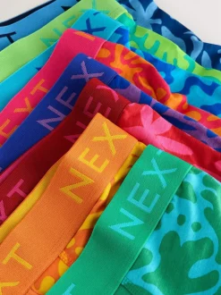Next A-Front Boxers 8 Pack Bright Pattern Online