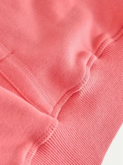 Next Bright Pink Active Longline Overhead Seam Detail Supersoft Hoodie with Pockets Sale
