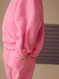 Next Bright Pink Crew Neck Sweatshirt (3mths-7yrs)